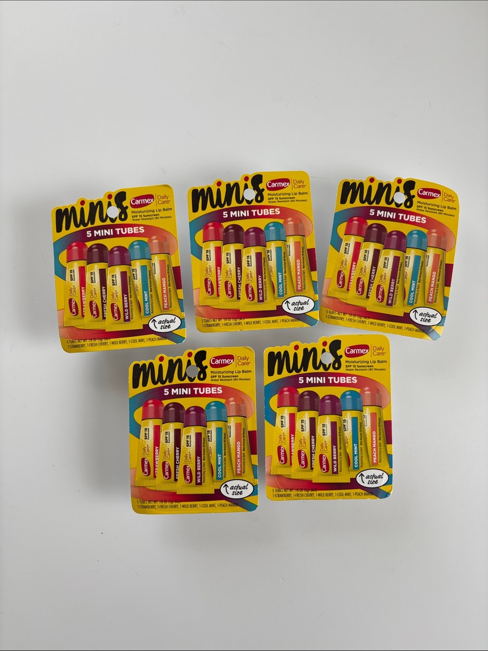 🆕 CARMEX | Mini Lip Balms - 5 PACKS!